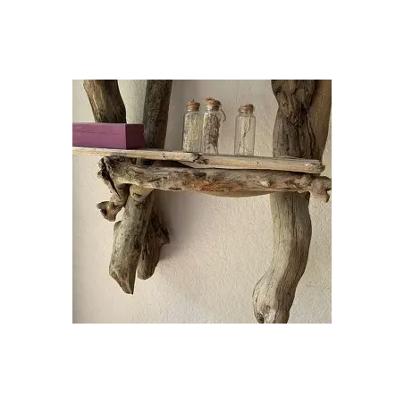 étagère murale bois flotté - Clauvine
